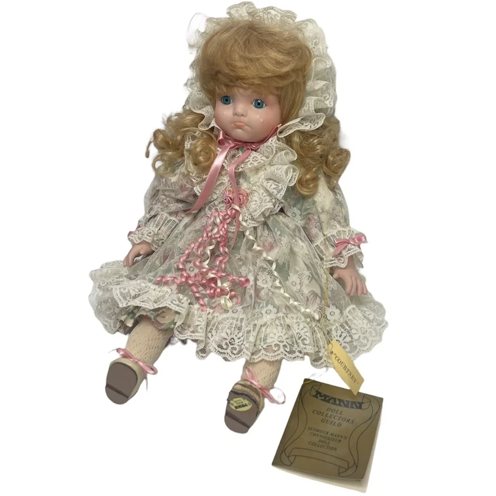 Vintage Victorian Doll Seymour Mann A Connoisseur Collection Crying Courtney